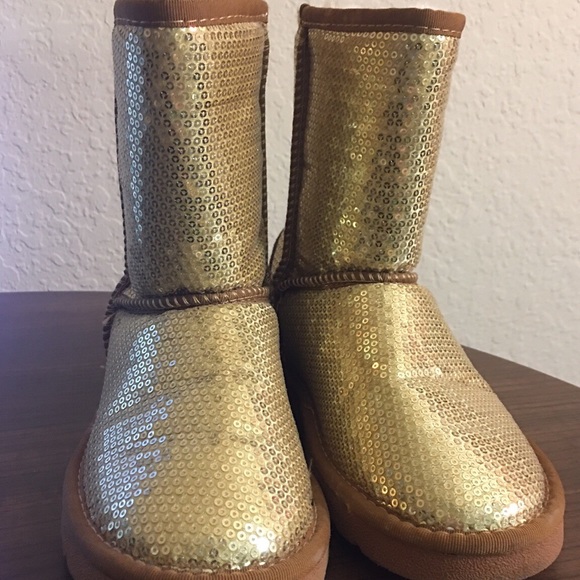 Classic Gold Sequin Australia UGG - Picture 3 of 11